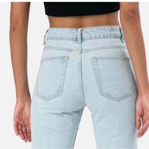 Adika ligh wash Distressed Women Jeans - Picture 3 of 8